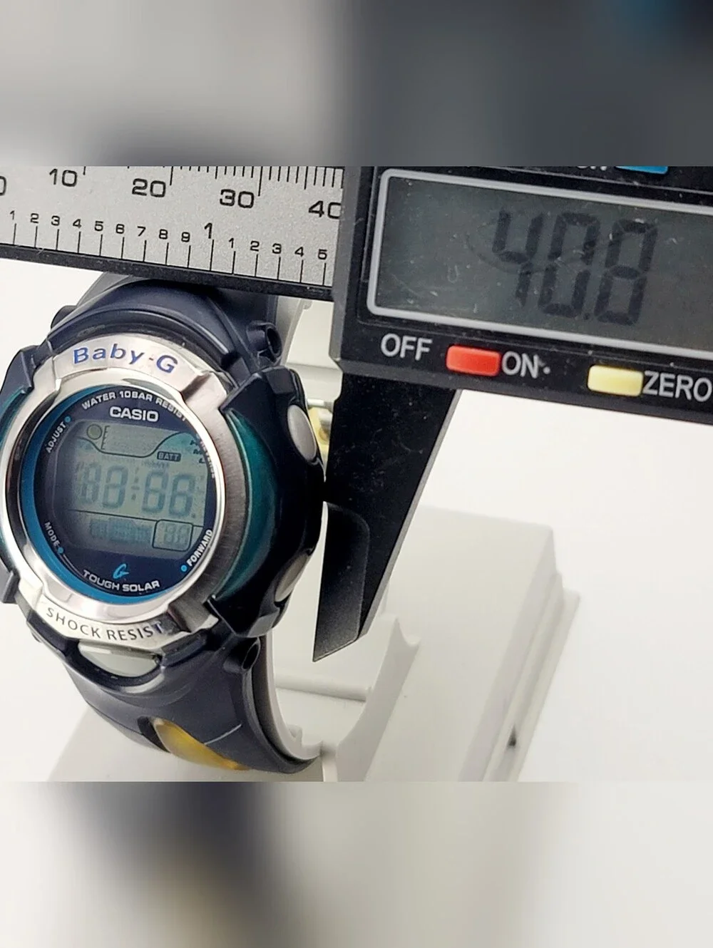 Casio Baby-G BGX-220 Tough Solar Tide Graph Blue Digital Watch Module 2611 Japan